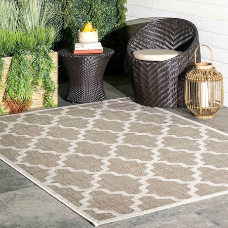 Nuloom Gina Lattice Indoor/Outdoor Area Rug 5ft 3in x 7ft 6in OWDN06A-53079